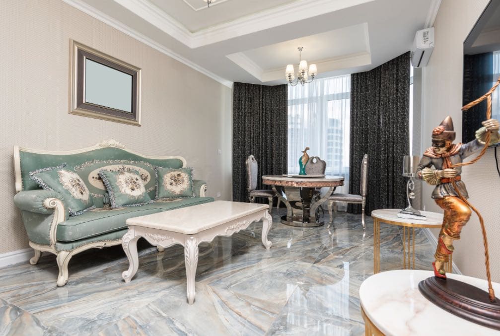 marble living room melbourne